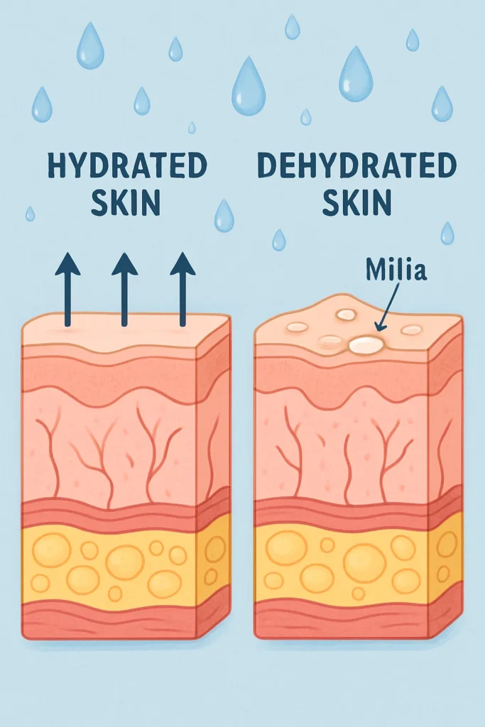 The importance of hydration and milia production Wisbech