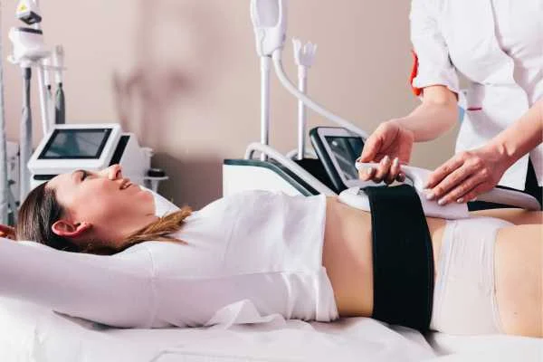 woman having body sculpting to help improve her body image and her mental health Wisbech